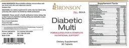Label for Diabetic Multi