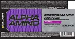 Label for Alpha Amino Grape