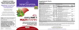 Label for 40+ Every Man II Multivitamin