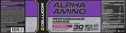 Label for Alpha Amino Mixed Berry