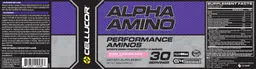 Label for Alpha Amino Pink Lemonade