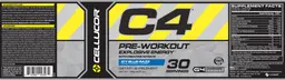 Label for C4 Icy Blue Razz