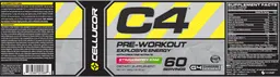 Label for C4 Strawberry Kiwi