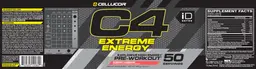 Label for C4 Extreme Energy Cherry Limeade