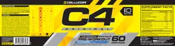 Label for C4 Original Icy Blue Razz