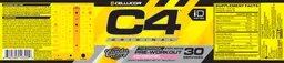Label for C4 Original Juicy Candy Burst