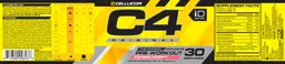 Label for C4 Original Strawberry Margarita