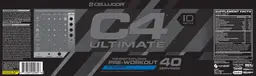 Label for C4 Ultimate Icy Blue Razz