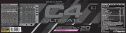 Label for C4 Ultimate Cotton Candy