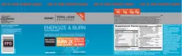 Label for Energize & Burn Unflavored