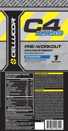 Label for C4 Mass Icy Blue Razz