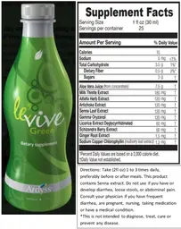 Label for LeVive Green