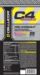 Label for C4 Ripped Cherry Limeade