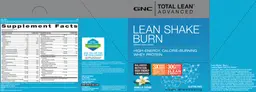Label for Lean Shake Burn Vanilla Creme