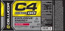 Label for C4 On The Go Fruit Punch