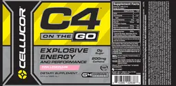 Label for C4 On The Go Pink Lemonade