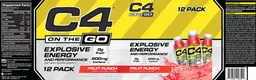 Label for C4 On The Go Fruit Punch