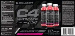 Label for C4 Ultimate On The Go Watermelon