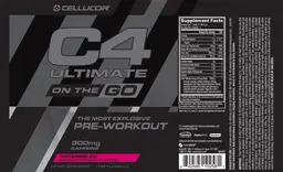 Label for C4 Ultimate On The Go Watermelon