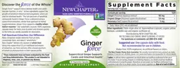 Label for Ginger Force