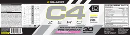 Label for C4 Zero Pink Lemonade