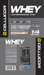 Label for COR-Performance Whey Cinnamon Swirl