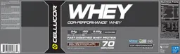 Label for COR-Performance Whey Molten Chocolate
