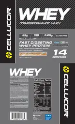 Label for COR-Performance Whey Peanut Butter Marshmallow
