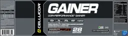 Label for COR-Performance Gainer Chocolate
