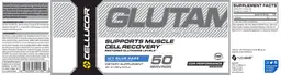 Label for COR-Performance Glutamine Icy Blue Razz