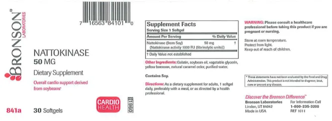 Label for Nattokinase 50 mg