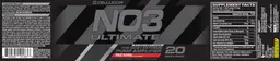 Label for NO3 Ultimate Fruit Punch