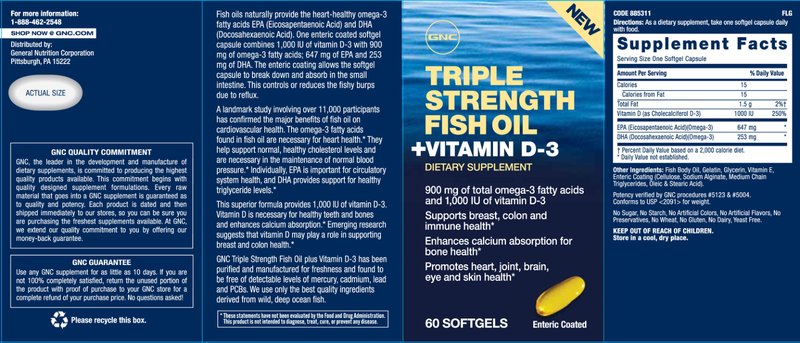 Fish Oil + Vitamin D-3