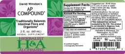 Label for David Winston's AP Compound