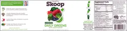 Label for Sweetgreens Daily Greens With Adaptogens