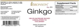 Label for Ginkgo