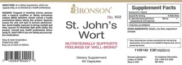 Label for St. John's Wort