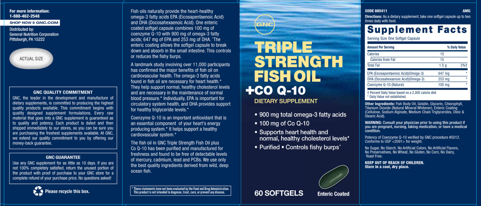 Label for Fish Oil +Co Q-10