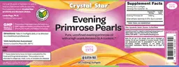 Label for Evening Primrose Pearls 500 mg