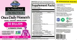 Label for Once Daily Women's