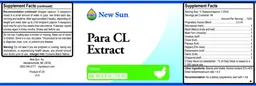 Label for Para CL Extract
