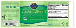 Label for fucoTHIN GREEN