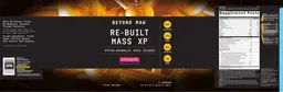 Label for Re-Built Mass XP Strawberry