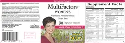 Label for MultiFactors Women's