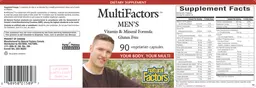 Label for MultiFactors Men's