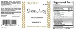 Label for Snore Away