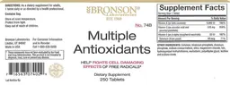 Label for Multiple Antioxidants