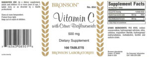 Vitamin C With Citrus Bioflavonoids 500 