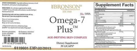 Label for Omega-7 Plus