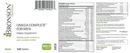 Label for Omega Complete For Men